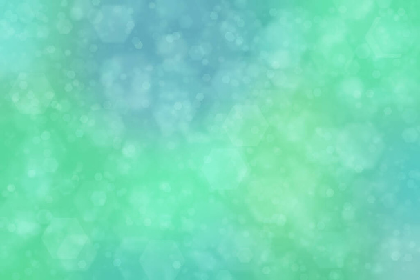 Abstract aquamarine colored bokeh background. - Foto, Imagem