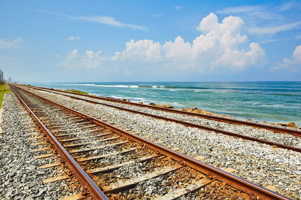 Coastal railway - Foto, Imagem