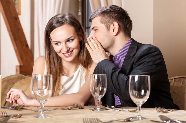 Romantic couple on a date - Foto, imagen