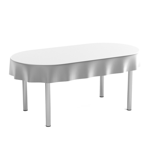 Realista 3d render de mesa con mantel
 - Foto, imagen