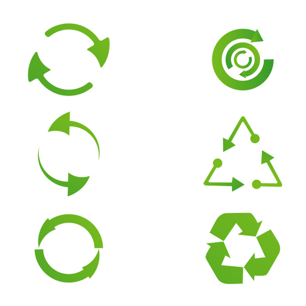 Symbole recyceln - Foto, Bild