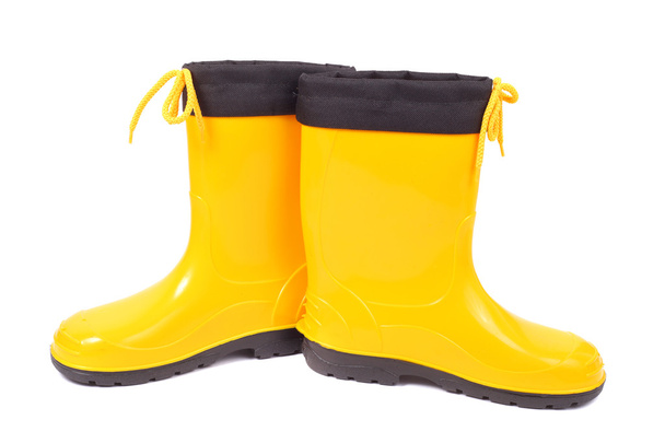 Yellow rubber shoes - Fotografie, Obrázek
