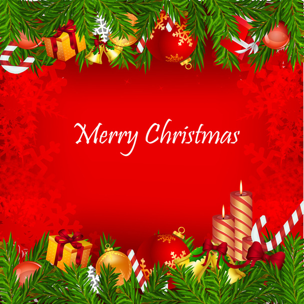Colorful christmas card - Foto, Imagen