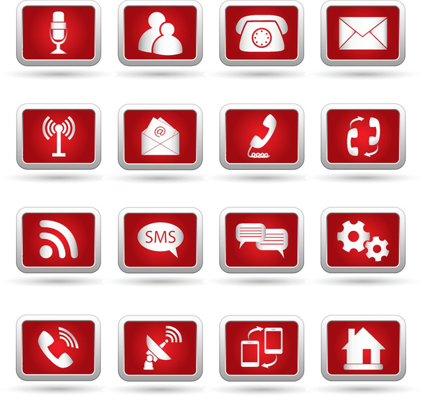 Communication icons - Vecteur, image