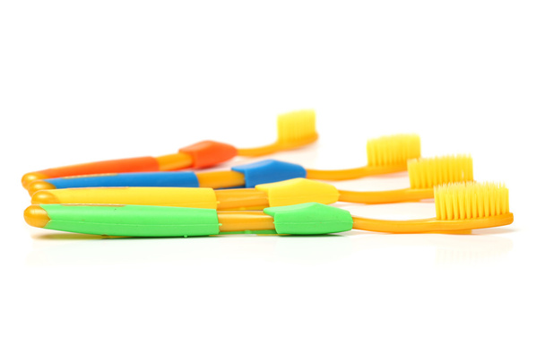 Colorful toothbrushes - Fotoğraf, Görsel