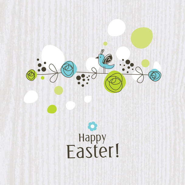 Easter card - greeting card with copy space - Vektör, Görsel