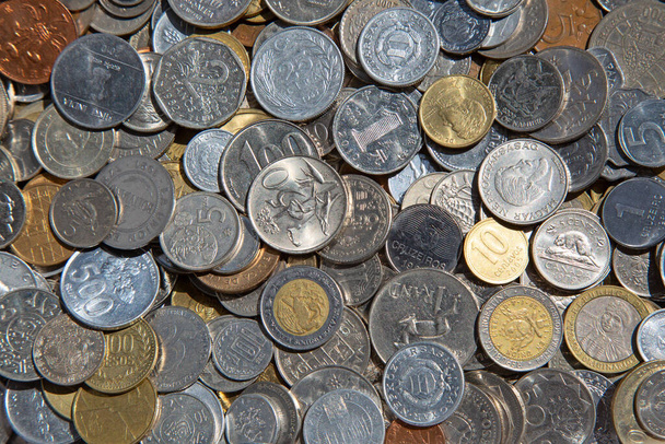 Collection of the old circulated coins - Fotografie, Obrázek