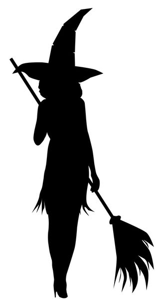 Sexy witch - Vector, Image