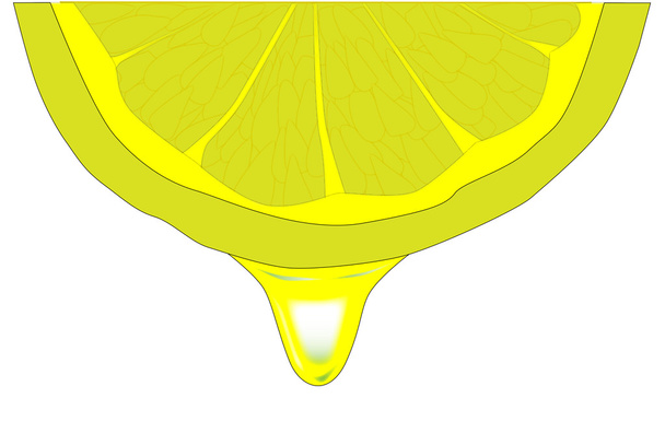 Jugo de limón
 - Vector, Imagen