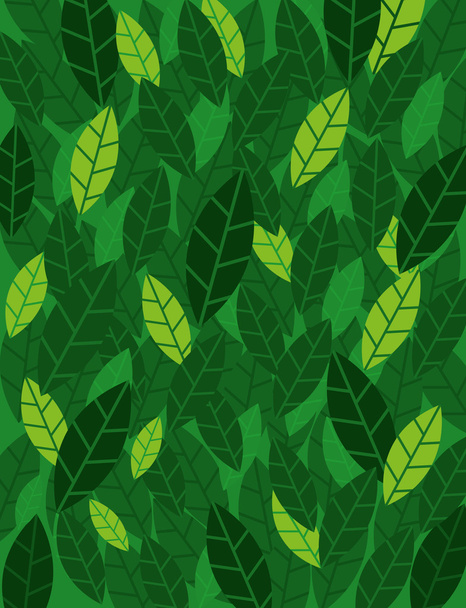 naadloze bladeren - Vector, afbeelding