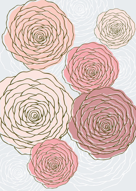 Rose flower - Vecteur, image
