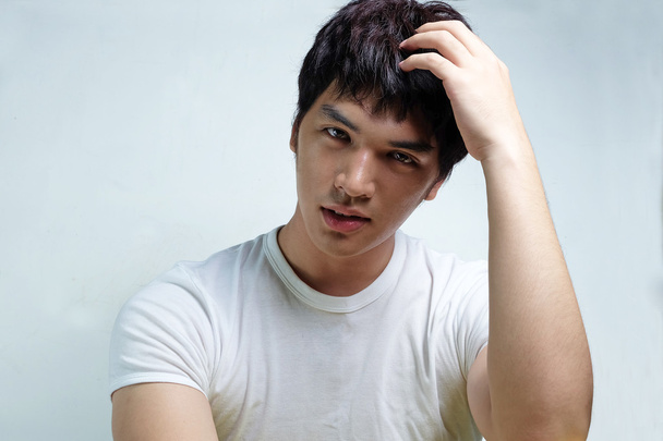 Asyalı erkek model portresi - Fotoğraf, Görsel