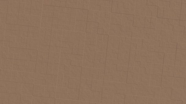 Astratto marrone pendenza quadrato sfondo 3d illustrazione - Foto, immagini