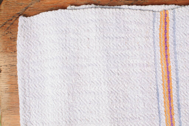 linen material textile canvas texture background - Photo, Image