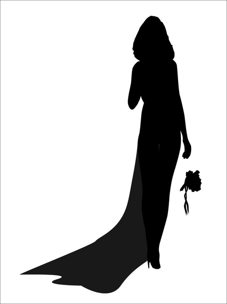 Сексуальная невеста
 - Вектор,изображение