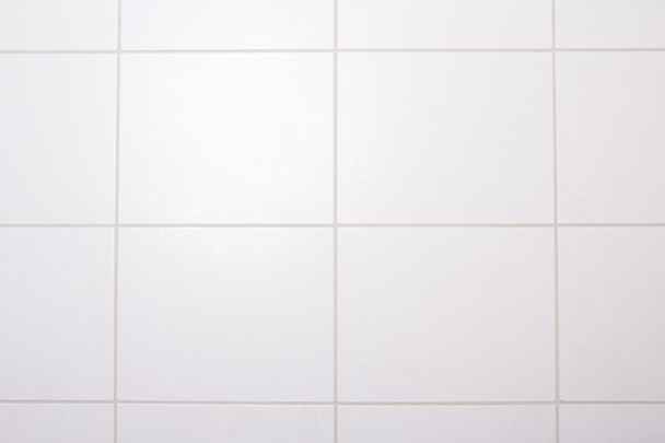background of white tiled wall in bath - Photo, Image
