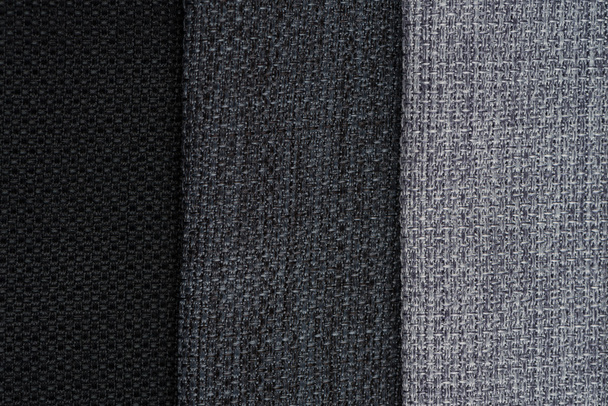 Grey fabric texture  - Фото, изображение