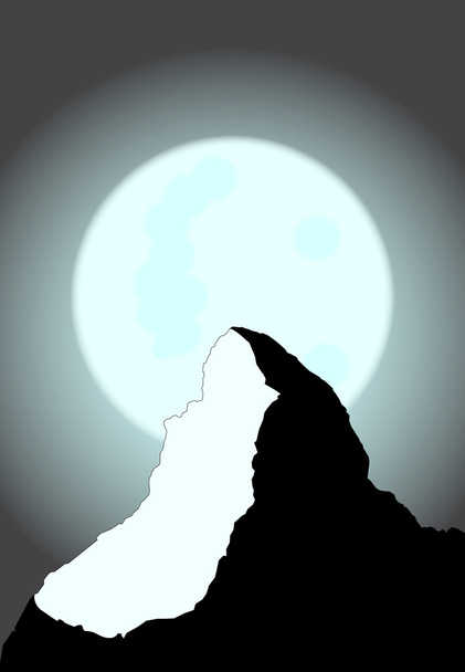 góry księżycowe - Wektor, obraz