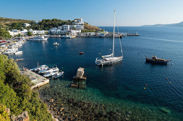 Vie of the harbor of Linaria in Skyros island, Greece - Photo, Image