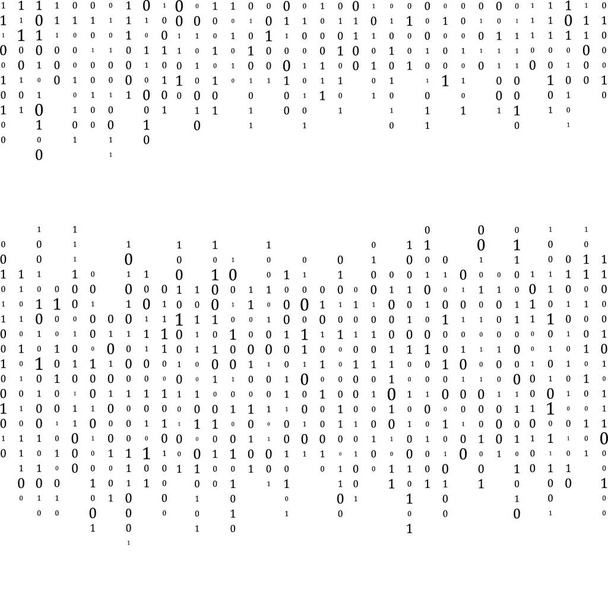 Antecedentes de matriz abstracta. Código informático binario. Codificación. Concepto de hacker. Ilustración del fondo del vector - Vector, imagen