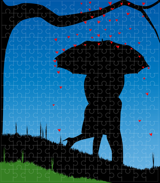 Love Jigsaw - Vector, Image