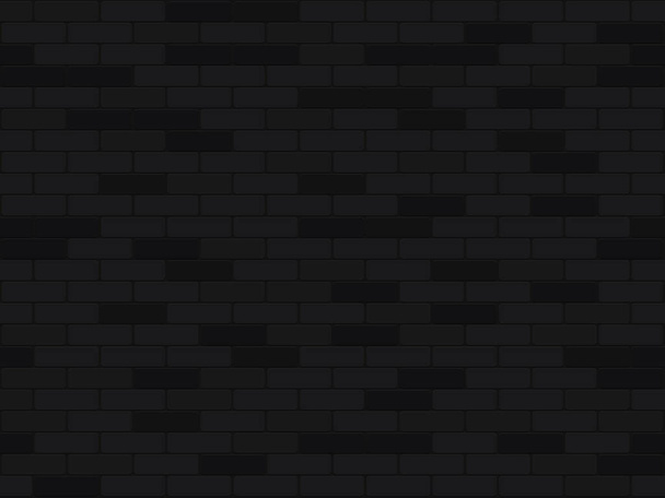 Brick wall pattern seamless background. Realistic decorative background. Vector illustration. - Vector, Image