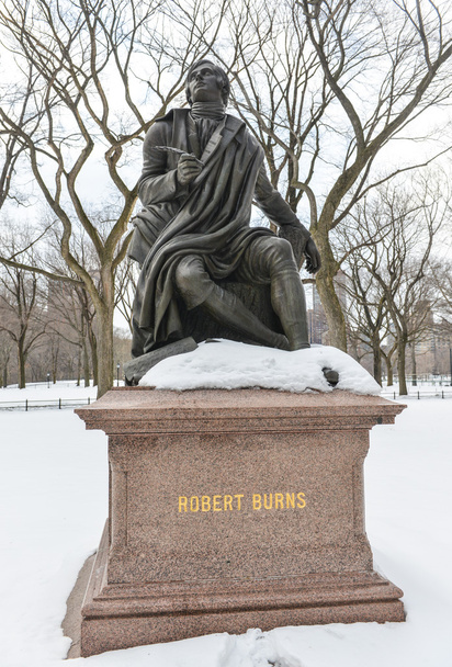 Robert Burns, Central Park, NYC - Photo, Image