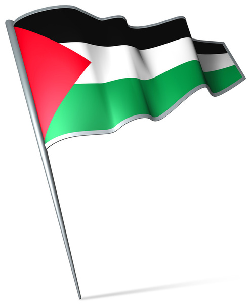 パレスチナの旗  - 写真・画像