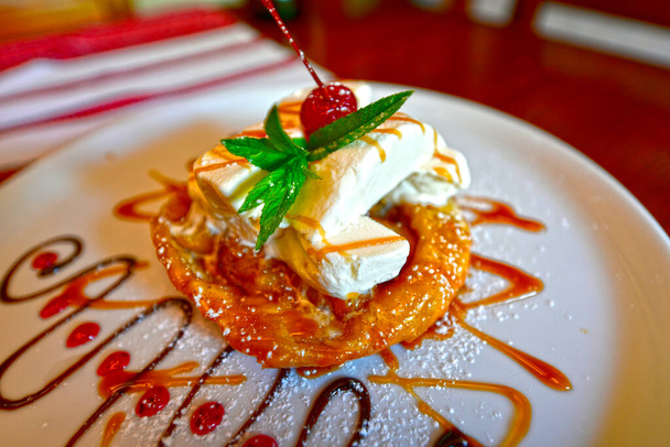 Delicious and beautiful desserts, restaurant serving dishes. - Photo, Image