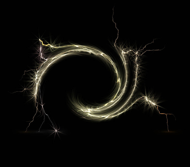 Cyfrowe światła renderujące Tło elektryczne - Zdjęcie, obraz