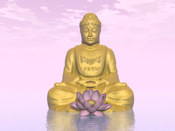 meditace - 3d vykreslení - Fotografie, Obrázek