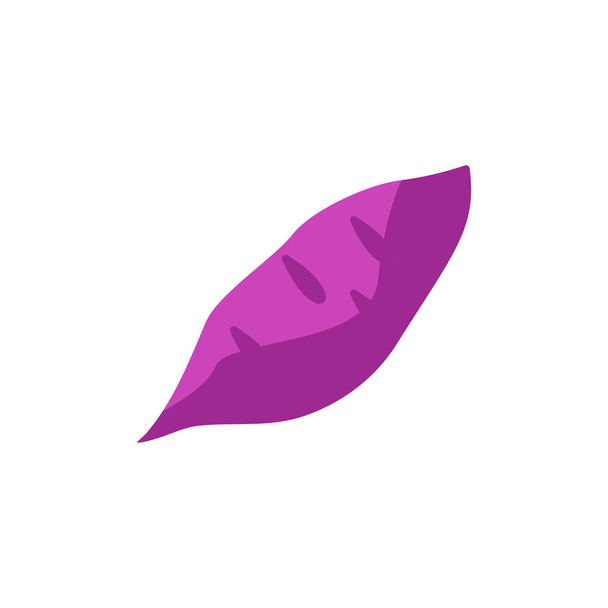 Purple sweet potato icon template vector isolated - Vettoriali, immagini