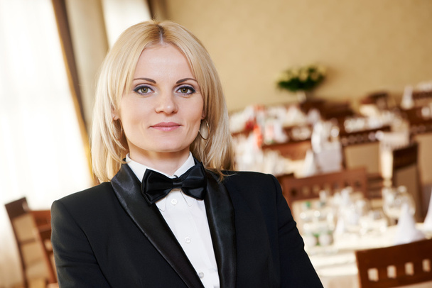 Restaurant manager woman at work place - Foto, Bild