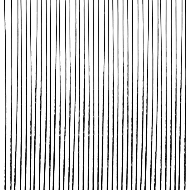 手描きの線やストロークで抽象的なパターンを描く。ベクトルグランジブラシのセット。波状縞ベクトルEPS 10イラスト - ベクター画像