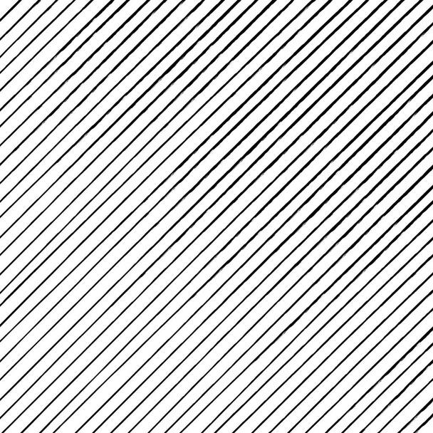 Hand drawn abstract pattern with hand drawn lines, strokes. Set of vector grunge brushes. wavy striped, Vector EPS 10 illustration - Vector, Image