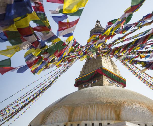Bodhnath Stupa em Katmandu
 - Foto, Imagem
