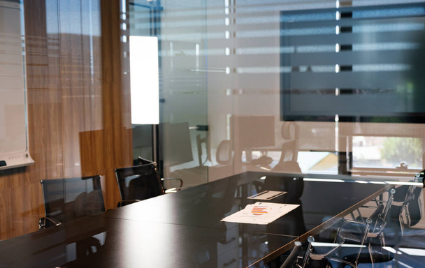 Business meeting room or board room modern interiors - Foto, afbeelding