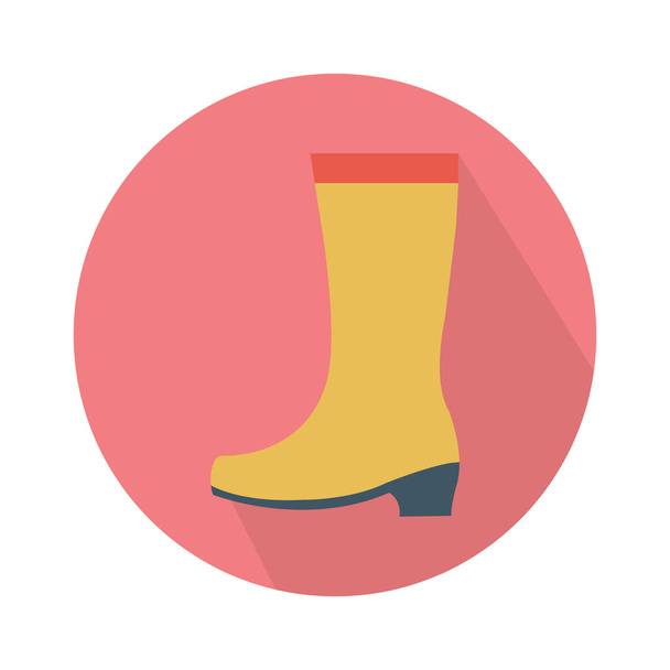 Значок вектора цвета рабочей обуви, который может легко изменять или редактировать - Вектор,изображение
