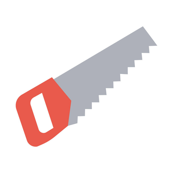 Carpenting saw Color Vector Icon which can easily modify or edit - Vector, Image