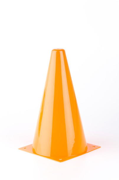 Traffic cones isolated white background - Photo, Image