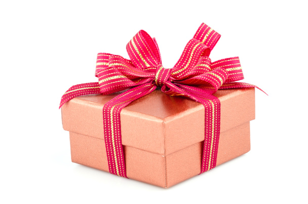 Caja de regalo aislado fondo blanco - Foto, imagen