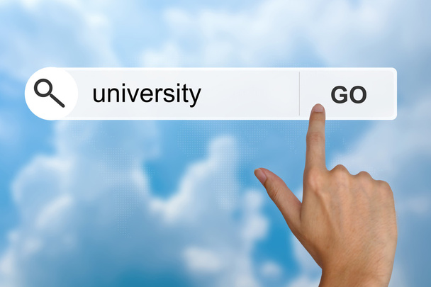 university on search toolbar - Photo, Image