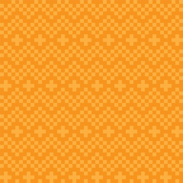 Narancssárga karácsonyi vásár szigetmintás háttér divat textil, kötött és grafika - Vektor, kép