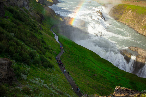 Cascade Gulfoss (Golden Falls) Islande, 17 juillet 2016 - Photo, image