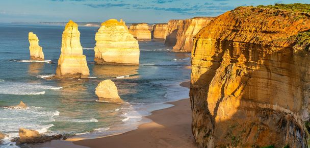 Svítání nad dvanácti apoštoly, Velká oceánská cesta, Austrálie. - Fotografie, Obrázek