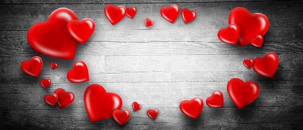 Na Valentýna. Koncept lidských emocí, lásky, vztahů a romantických svátků - Fotografie, Obrázek