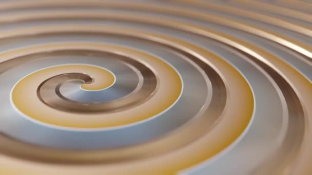 Нескінченна жовтої абстрактної анімації з дозволеною глибиною поля, фону - Кадри, відео