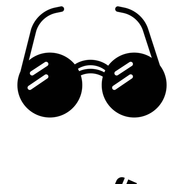 Icona vettoriale isolata in vetro per occhiali che può facilmente modificare o modificare - Vettoriali, immagini
