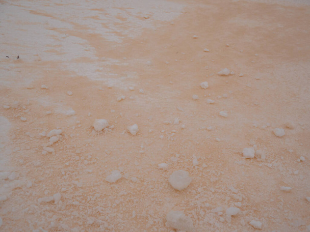 Saharský prach na sněhu - Fotografie, Obrázek