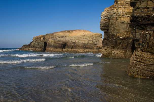 Rocks on the Coast on the Playa de las Catedrales - Photo, Image